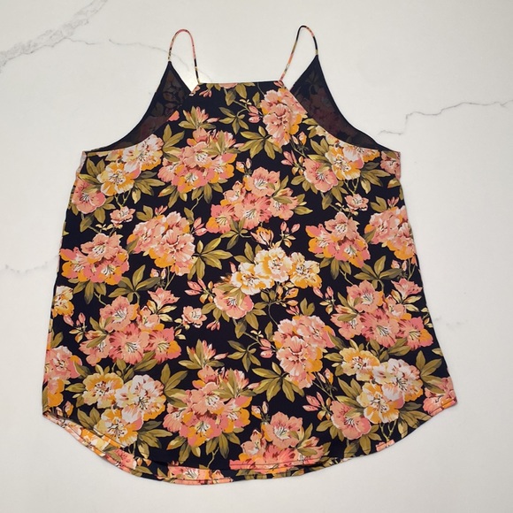 LOFT Floral Print Tank Top - Picture 3 of 3
